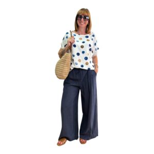 Pantalon large fluide