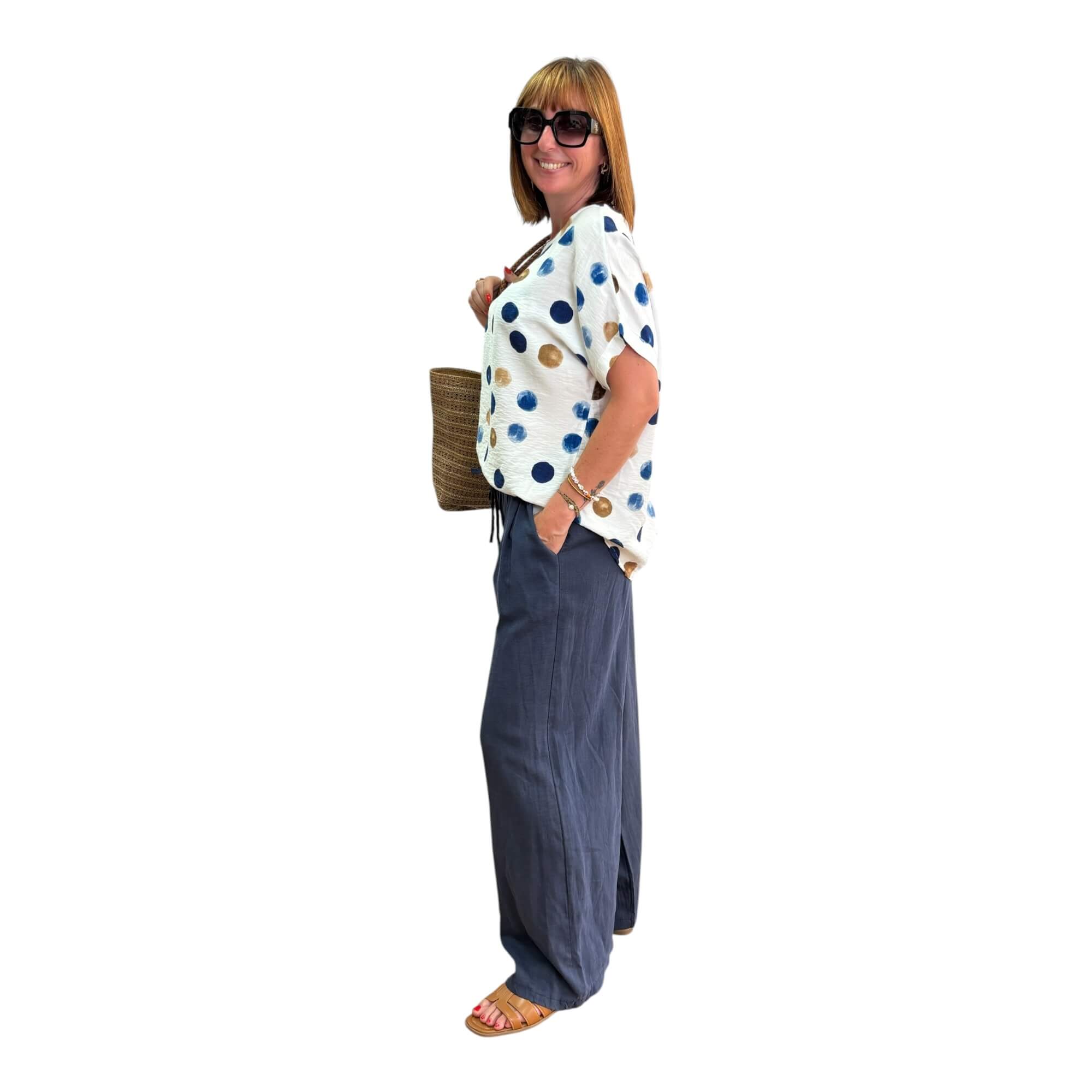 Pantalon large fluide – Image 2