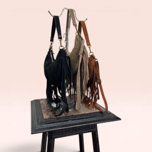 SAC CUIR FRANGE