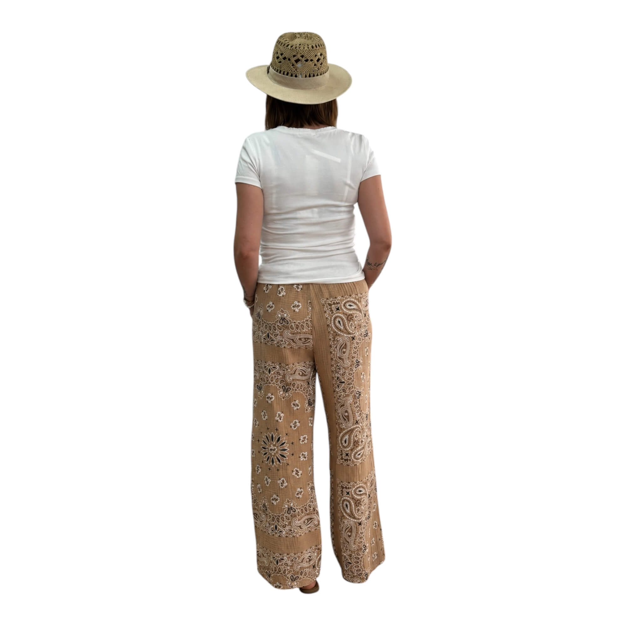 Pantalon coton bandana – Image 3
